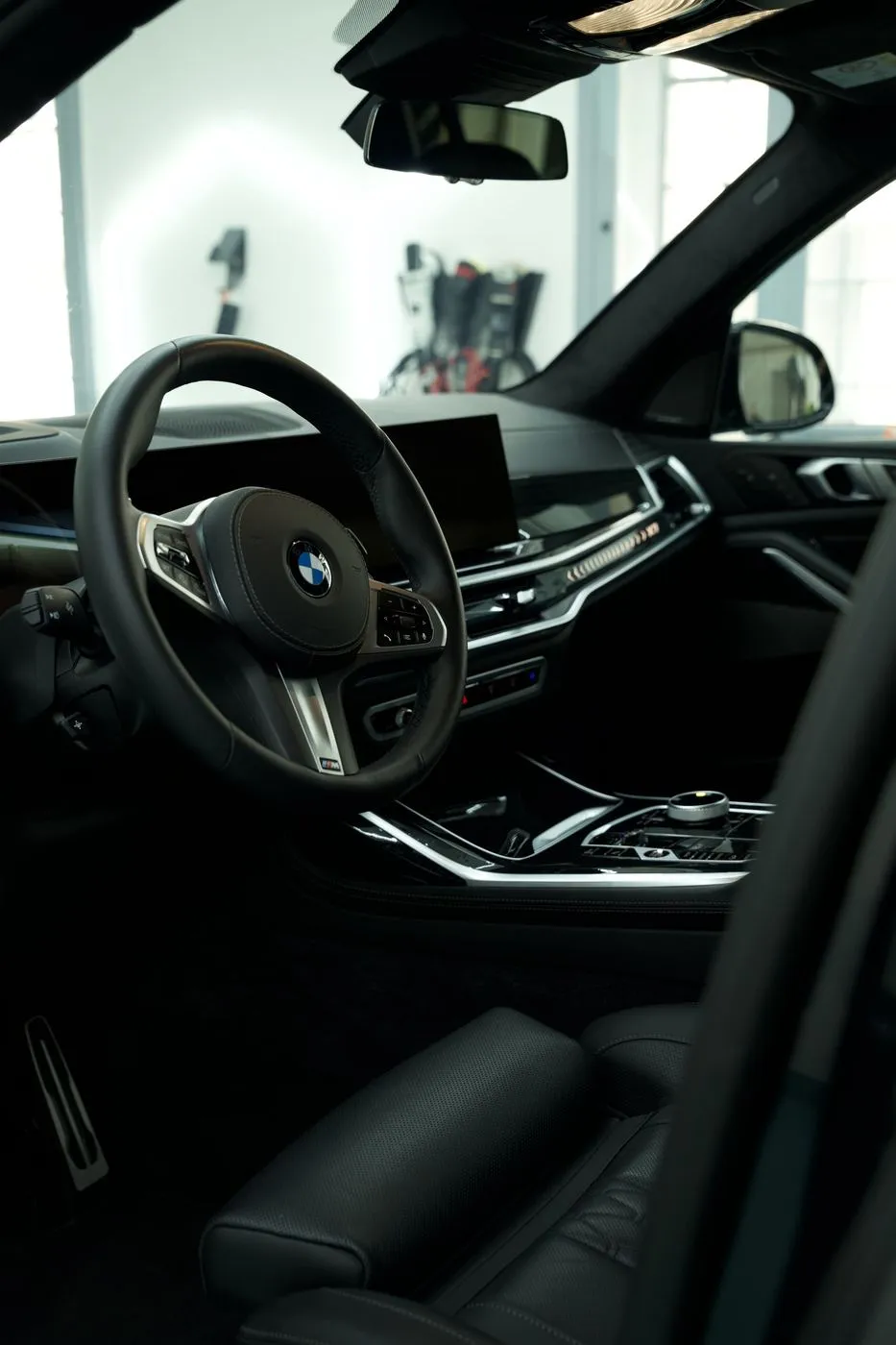 Volant a interiér BMW X7